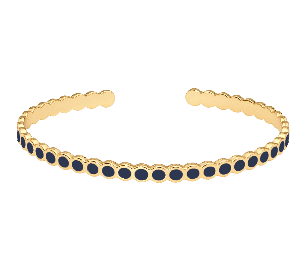 jonc lumi 2 bleu marine - bangle up