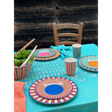 Lot de 4 assiettes à dessert - Melamine