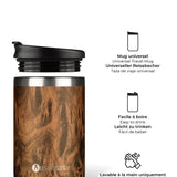Split pink insulated mug