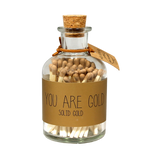 Allumettes doré my flame "you are gold"