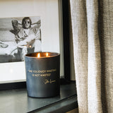 Coco Chanel quote candle