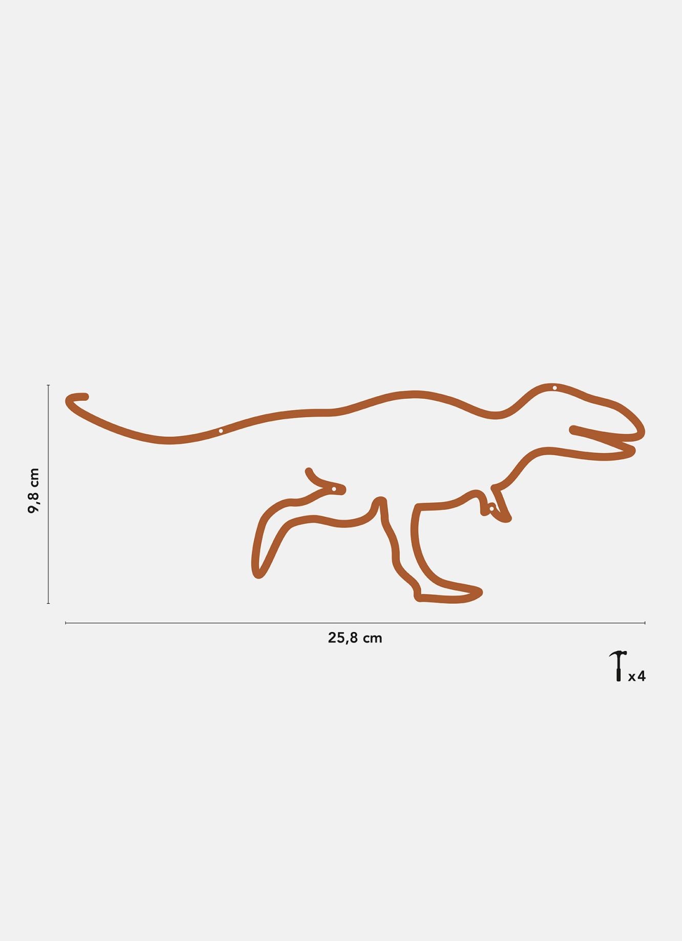 Skyline enfant tyranosaure