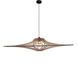 décoration, luminaire suspension rif singing bois brut