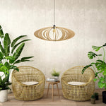 décoration, luminaire suspension rif rolling bois brut