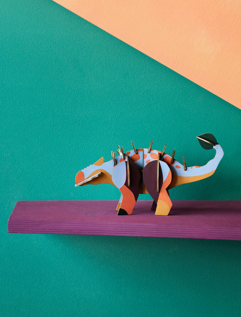 Dinosaure Ankyl - jouet en carton recyclé pour enfant - studio roof