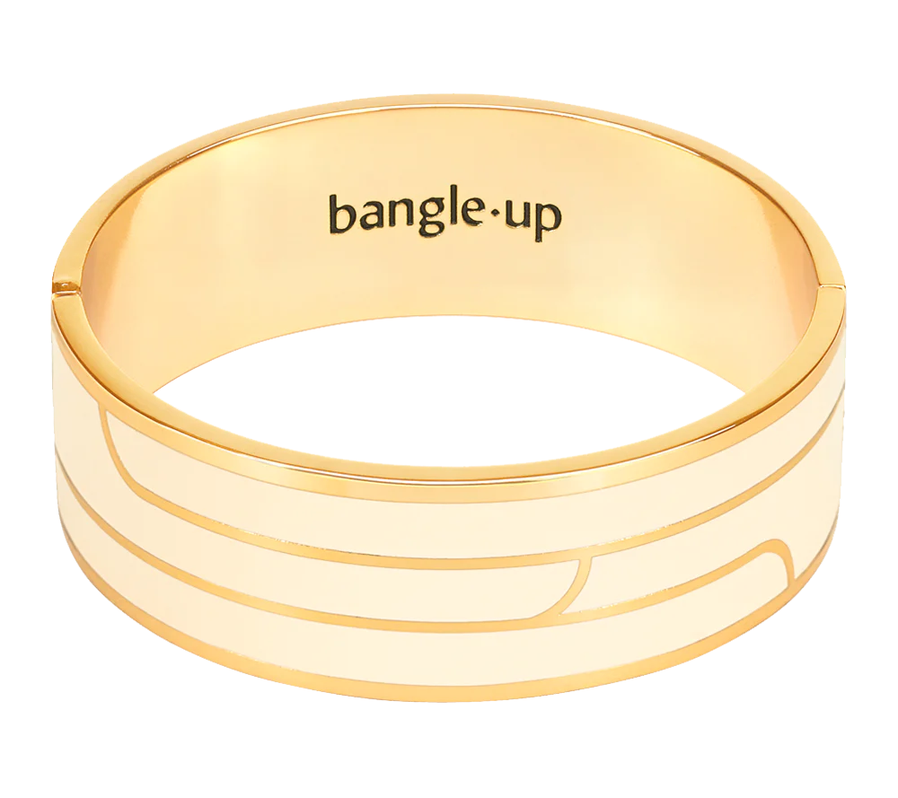 Bijoux - bracelet Gaya bangle up blanc sable