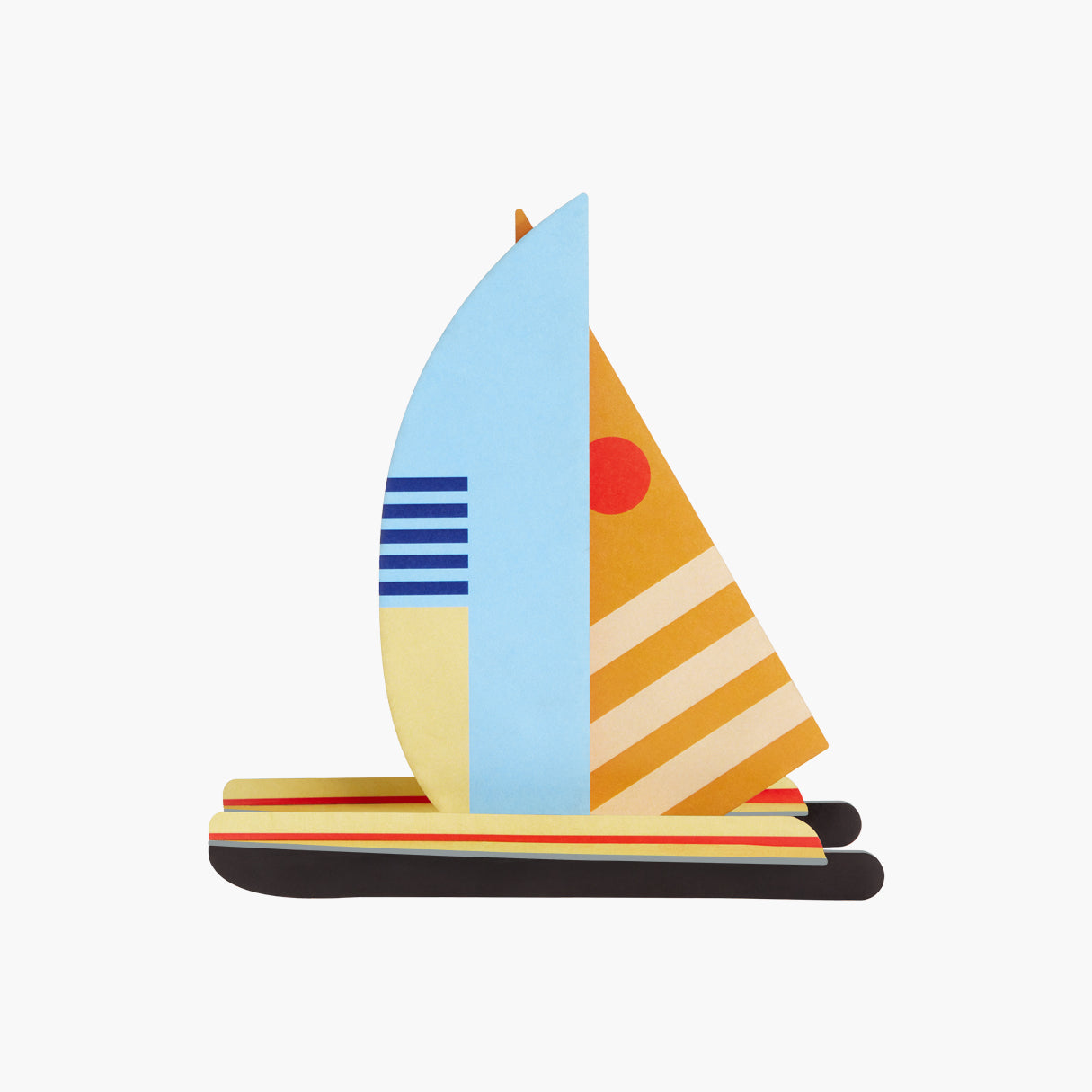 Catamaran halfmoon - décoration en carton recyclé - studio roof
