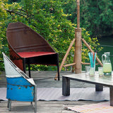 Fauteuil métal recyclé