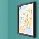 Plan de métro du Vignoble de France