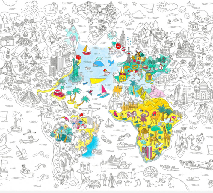 Poster XXL à colorier