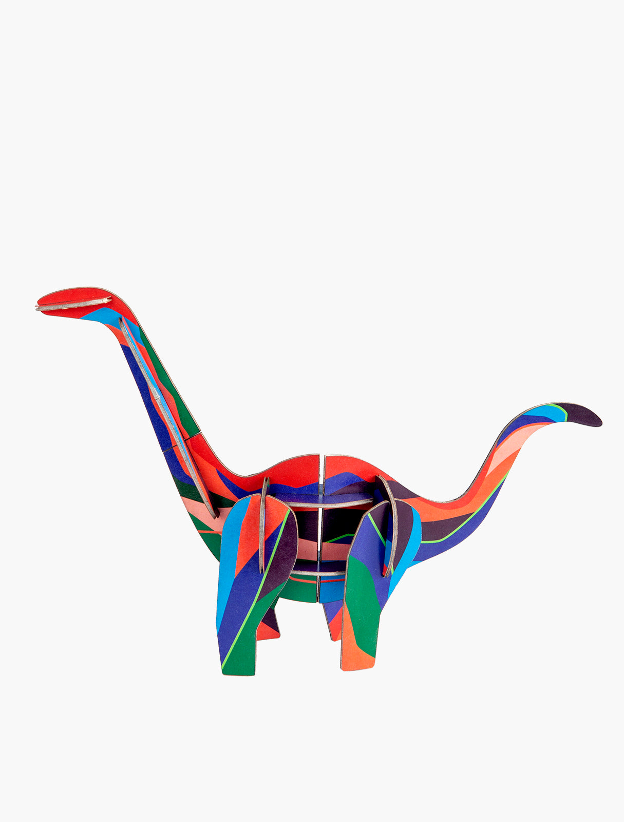 Dinosaure diplodocus - jouet en carton recyclé pour enfant - studio roof