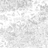 Poster XXL à colorier