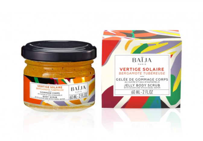 soins, baïja gommage corps vertige solaire