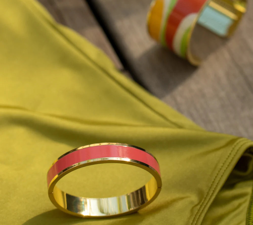 Bijoux - bracelet bangle à fermoir 