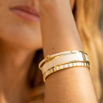 Bijoux - bracelet bangle à fermoir 