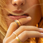 Bijoux, bague bangle up, bague fine