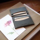 “Navigo” leather card holder