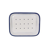 Soap Dish - Blue and White