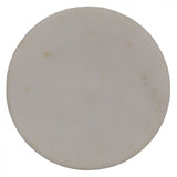 Round soap dish - White Marble