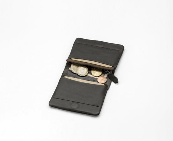 Porte monnaie en cuir "Crapaud" S