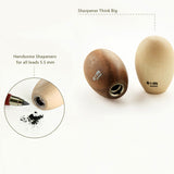 “Egg” wooden pencil sharpener