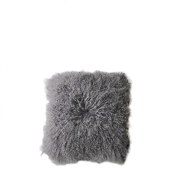 Mongolian fur cushion