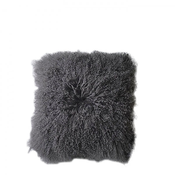 Mongolian fur cushion